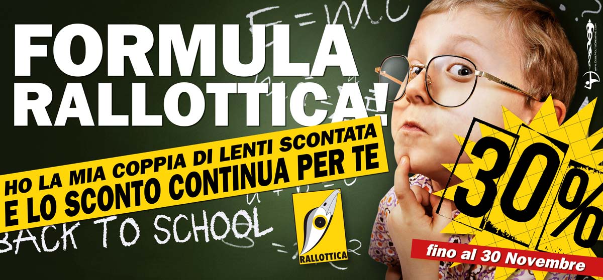 Campagna "Formula Rallottica! Back to School 2021!"